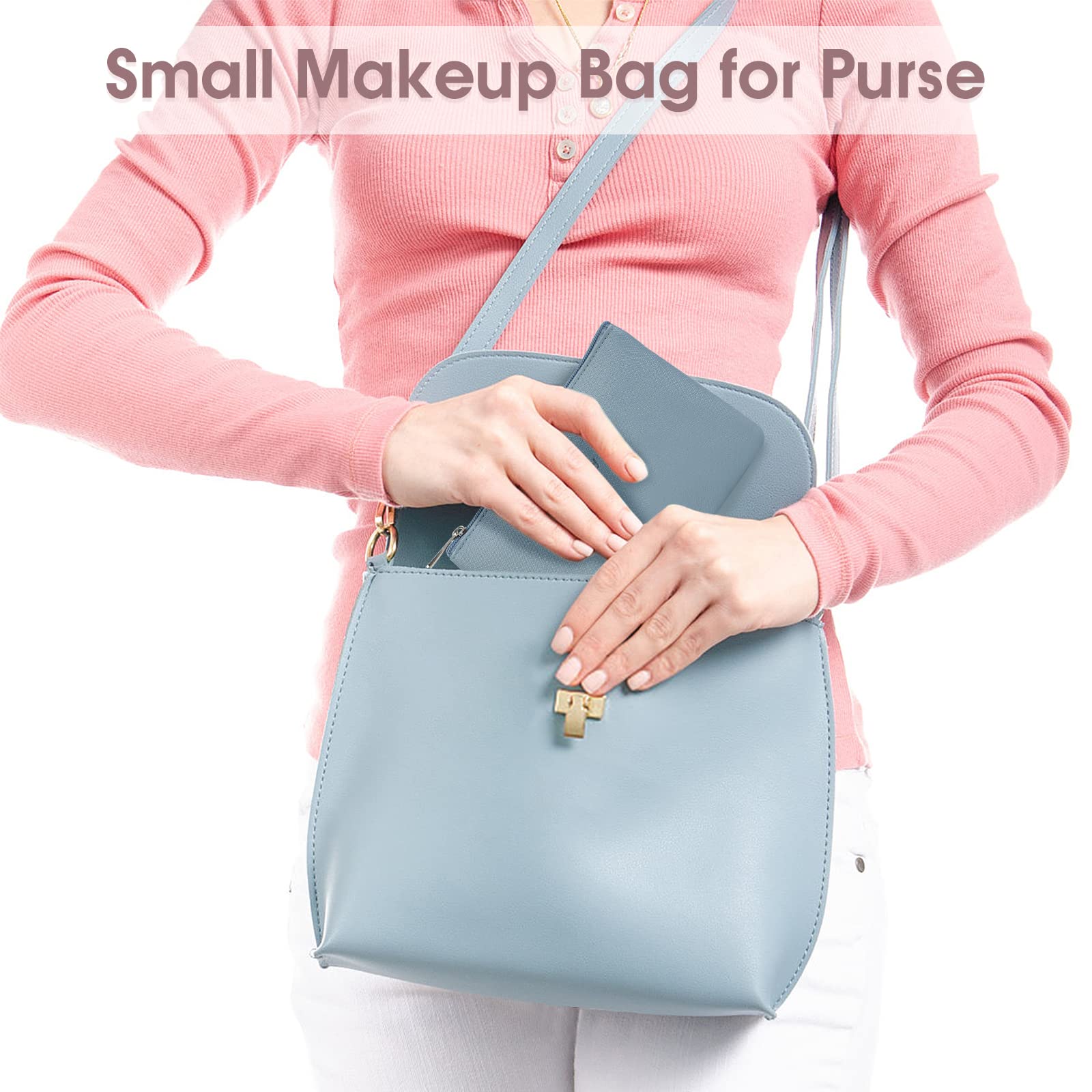 Mini makeup bag for handbag outlet