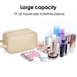 PU Leather Travel Toiletry Bag Dopp Kit