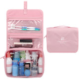 Narwey 18011114 Hanging TSA Approved Waterproof Cosmetic Makeup Pouch Travel Toiletry Bag for Women and Girls