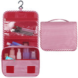 Narwey 1114 Stripe Waterproof Hanging Travel Toiletry Cosmetic Make up Bag