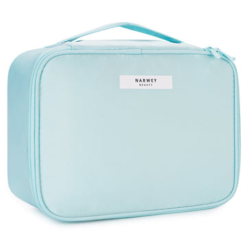 NW5022 Travel Makeup Bag Large size Cosmetic Bag PU Make up Case Organizer SALE – narwey
