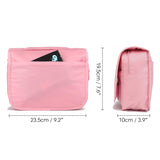 New Narwey NW1114 Pure Color Waterproof Hanging Travel Toiletry Make up Organizer Bag