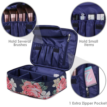 Travel Makeup Bag Large Cosmetic Bag Make up Case Organizer for Women – narwey