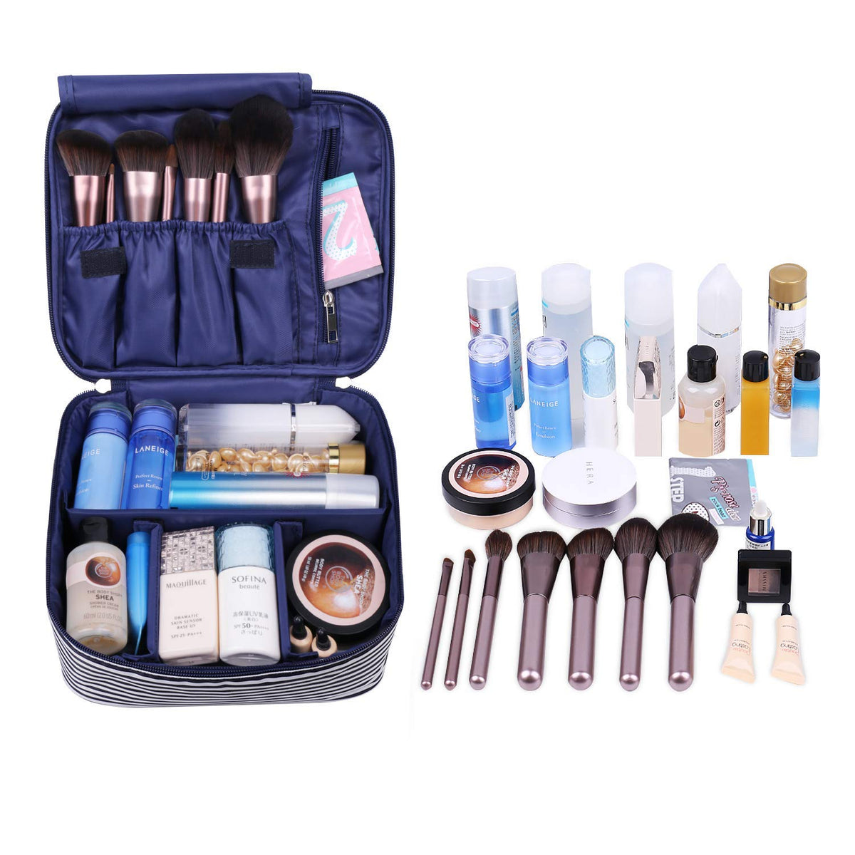 Travel Makeup Bag Large Cosmetic