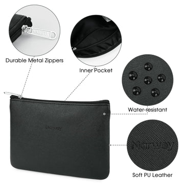Cheap NW5038 Vegan Leather Make-up Travel Cosmetic Pouch sale online –  narwey