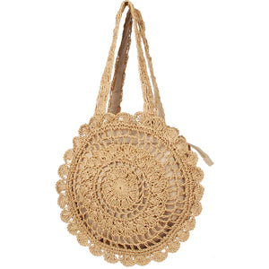 Straw Large Shoulder Woven Tote Handbags NW18011106