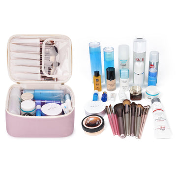 Narwey 5122 Travel Makeup Bag Large Cosmetic Bag Make up Case Organize – narwey Narwey 5122 Travel Makeup Bag Large Cosmetic Bag Make up Case Organize – narwey
