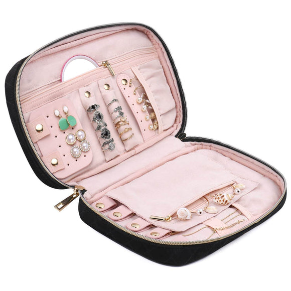 Fashion NW5032 Travel Jewelry Storage Case Bag Women