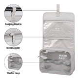 Narwey 18011114 Hanging TSA Approved Waterproof Cosmetic Makeup Pouch Travel Toiletry Bag for Women and Girls