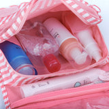 Narwey 1114 Stripe Waterproof Hanging Travel Toiletry Cosmetic Make up Bag