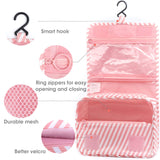 Narwey 1114 Stripe Waterproof Hanging Travel Toiletry Cosmetic Make up Bag