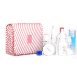 Narwey 1114 Stripe Waterproof Hanging Travel Toiletry Cosmetic Make up Bag