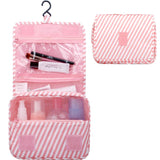 Narwey 1114 Stripe Waterproof Hanging Travel Toiletry Cosmetic Make up Bag
